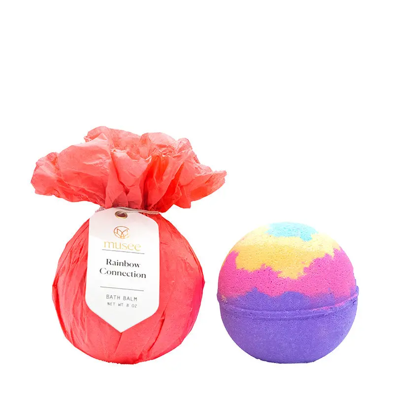Musee Rainbow Collection Bath Bombs – Vibrant 6-Pack Variety Set 1