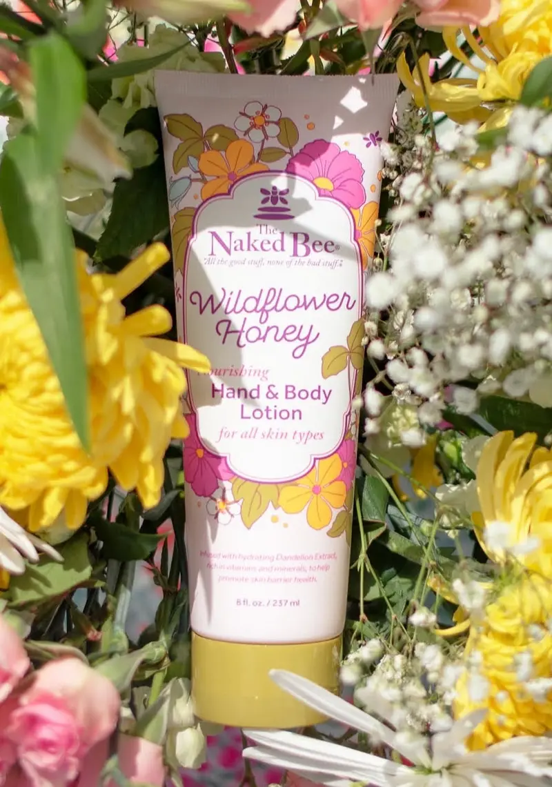 Naked Bee Wildflower Honey Lotion – 2.5Oz Travel-Friendly Hand & Body Cream 1
