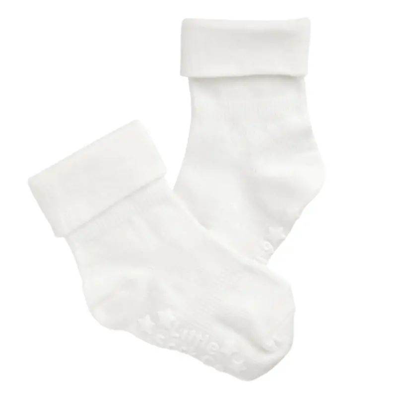 Natural Fiber Non-Slip Kids Socks 1