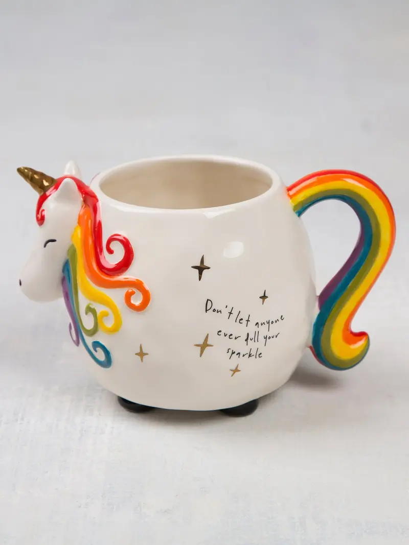 Natural Life Unicorn Design Folk Mug 1
