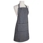 Navy Butcher Stripe Apron – Lightweight Cotton Chef’S Essential 1