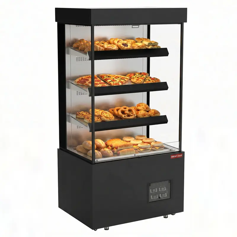 New Air Nom-40-Ht 40-Inch Triple-Shelf Heated Open Display Unit 1