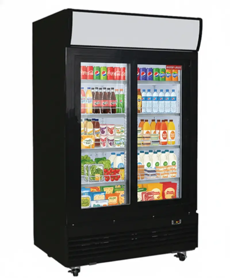 Newair Ngr-48-S Sliding-Glass-Door Refrigerated Merchandiser – 48-Inch Model 1