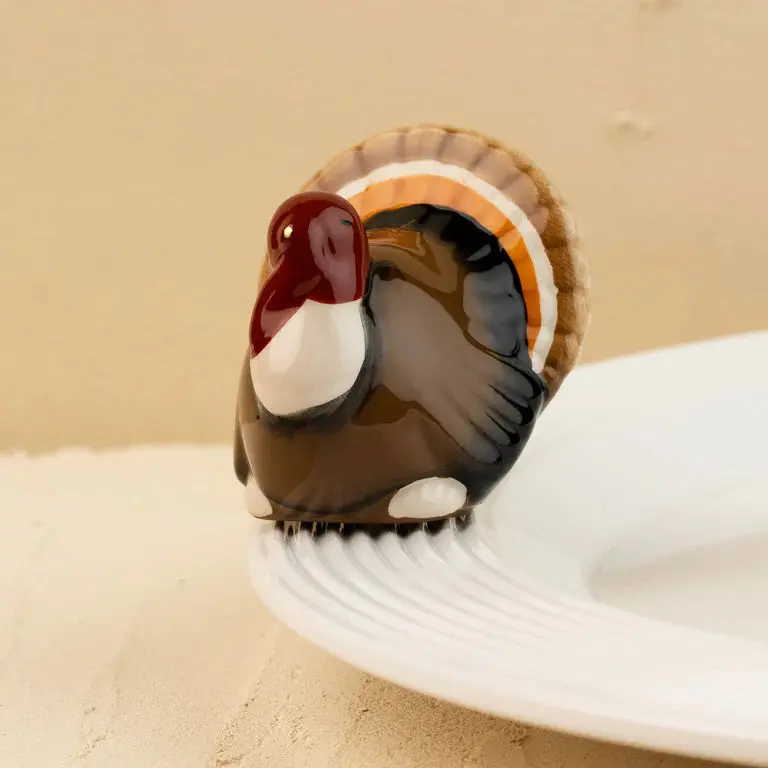 Nora Fleming Gobble Gobble! Thanksgiving Figurine Collection 1