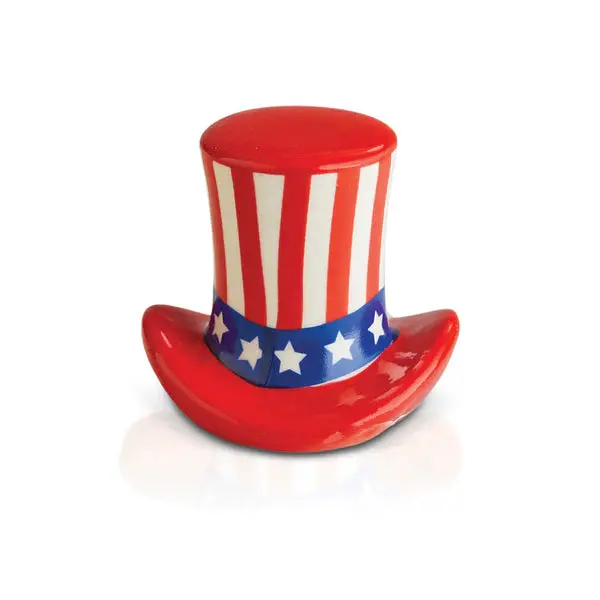 Nora Fleming Home Of The Free Patriotic Decor Piece 1
