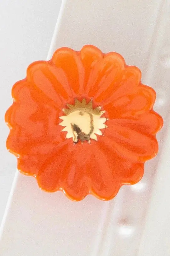 Nora Fleming Orange Display Flower Centerpiece 1