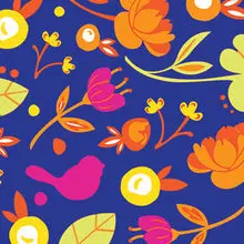 Nora Fleming Parakeet Cocktail Napkins – Vibrant Bird-Themed Set 1