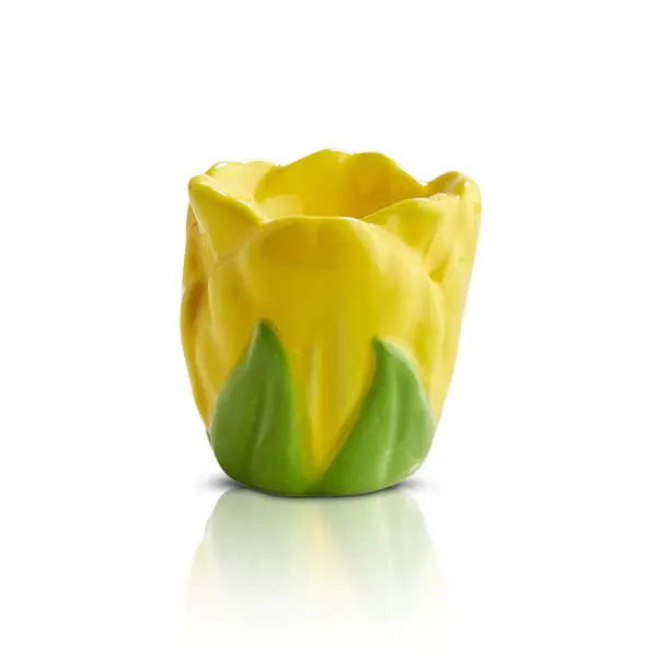Nora Fleming Yellow Tulip Figurine – ‘Tiptop Thru ’Em’ Spring Design 1