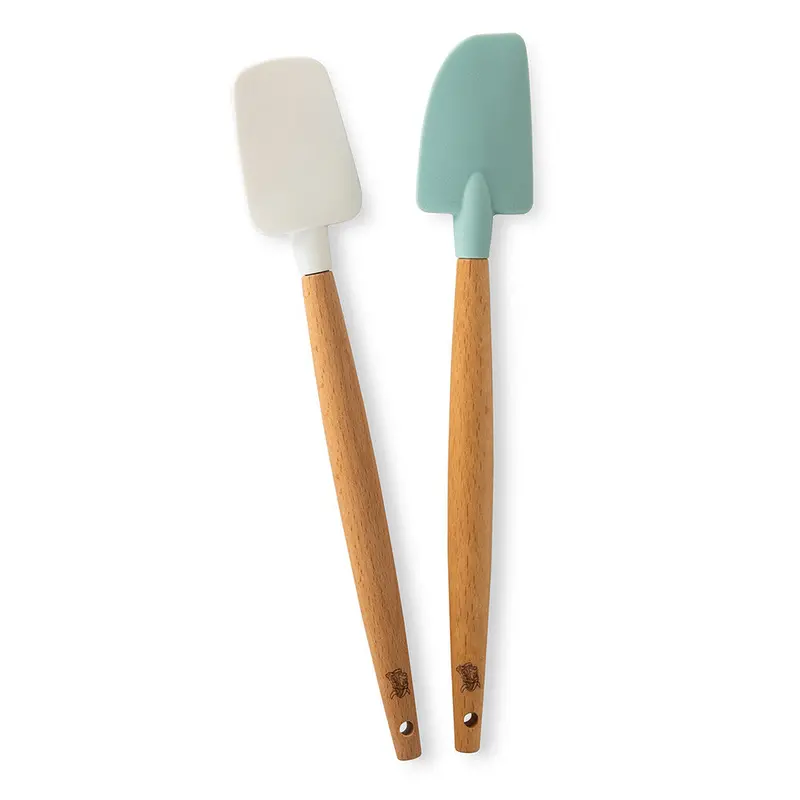 Nordic Ware 2-Piece Small Silicone Spatula Set 1
