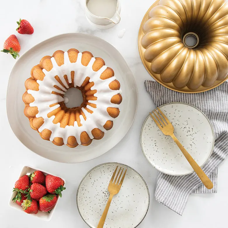 Nordic Ware Elegant Party Bundt Pan – Intricate Design For Special Occasion Cakes 1