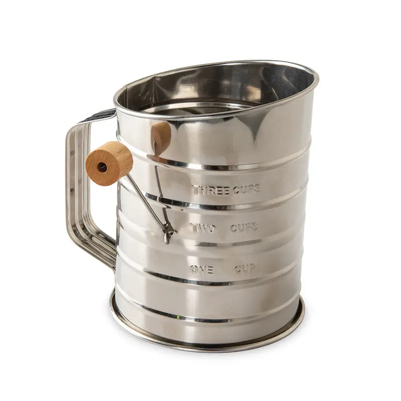 Nordic Ware Flour Sifter – Dual-Action Mesh Strainer 1