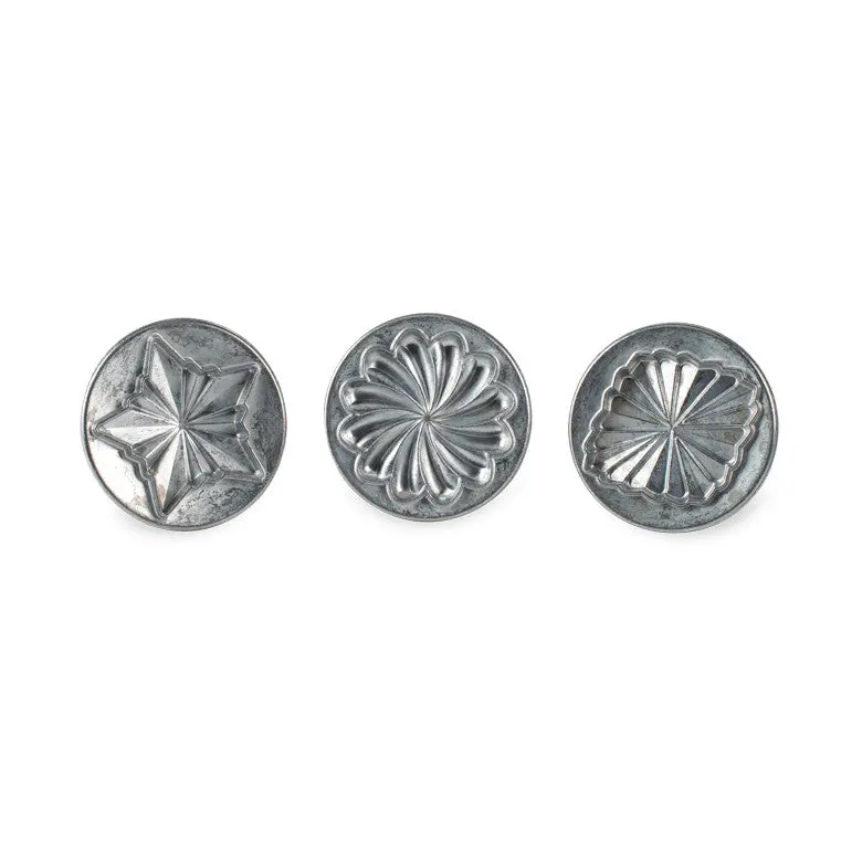 Nordic Ware Pretty Pleated Cookie Stamp Set – Vintage-Inspired Design 1