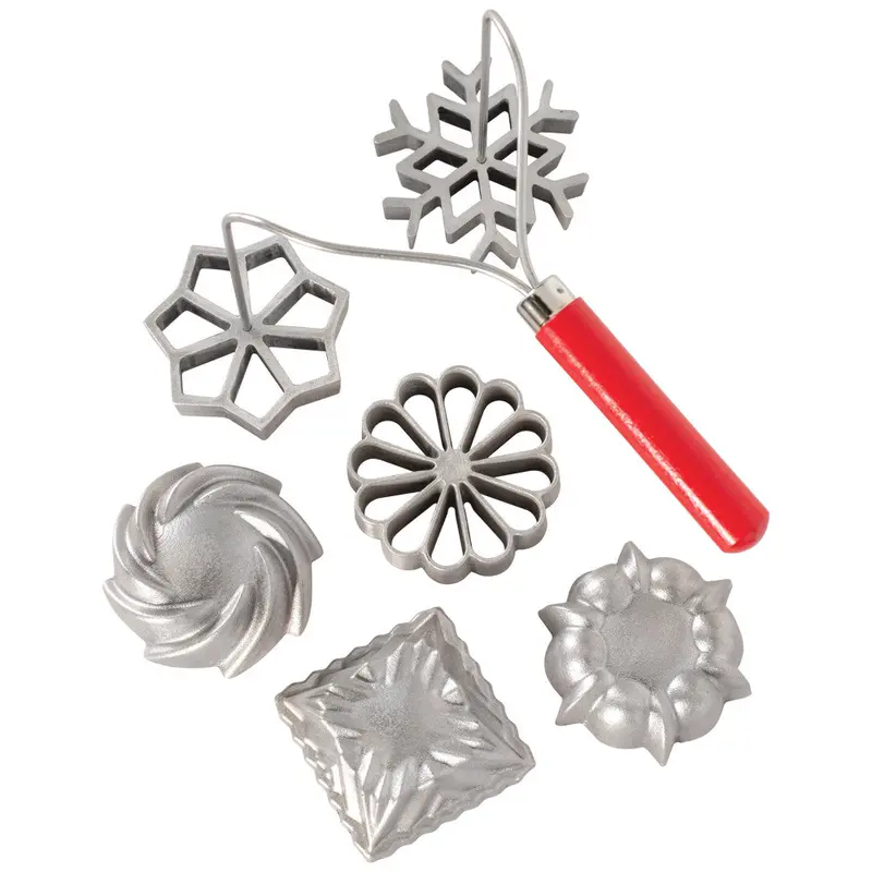 Nordic Ware Swedish Rosette & Timbale Iron Set – Dual-Function Deep-Fry Mold For Crispy Pastries 1