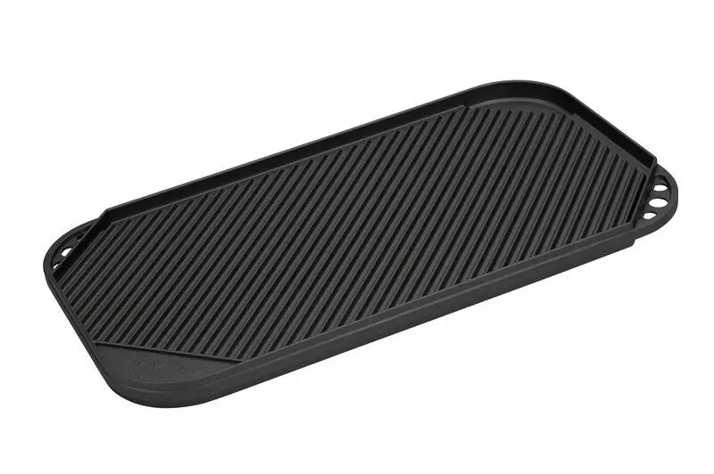 Nordic Ware Two-Burner Reversible Grill And Griddle – Cast Aluminum Design 1