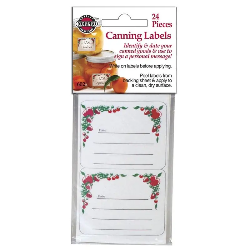 Norpro 24-Piece Reusable Canning Label Set 1