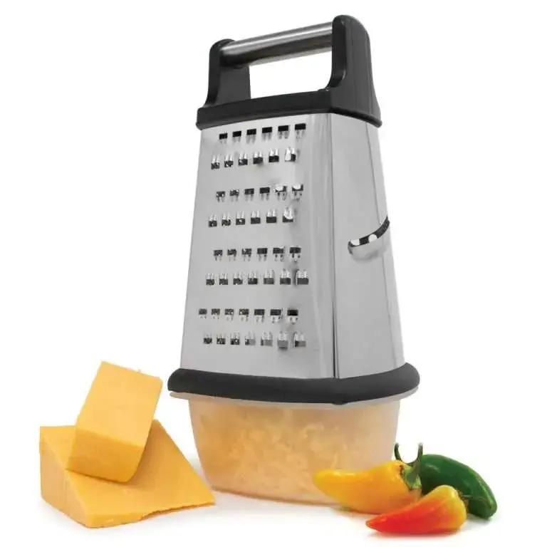 Norpro 4-Sided Stainless Steel Grater With Built-In Catcher 1