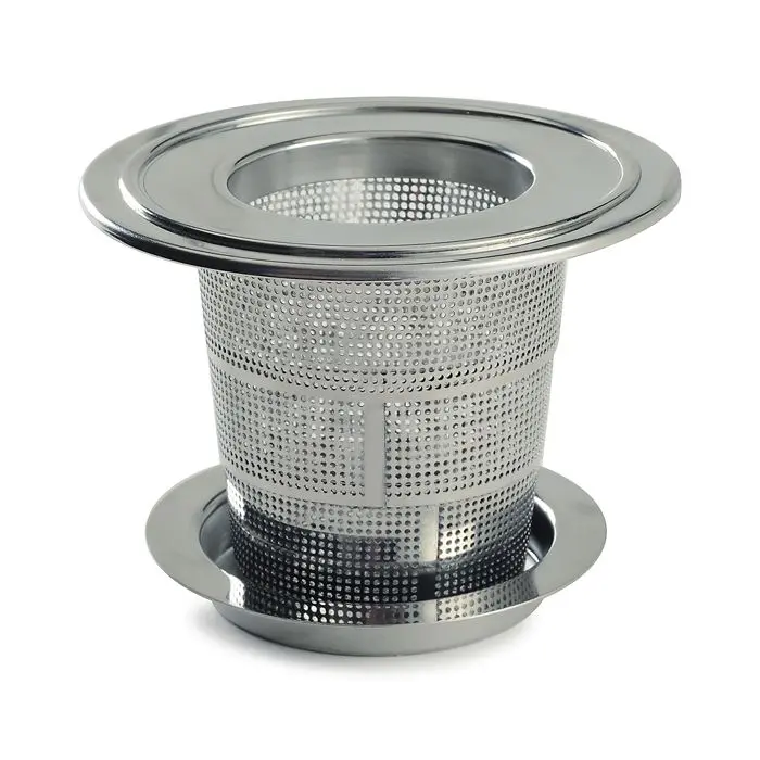 Norpro Collapsible Stainless Steel Tea Infuser With Drip Tray 1