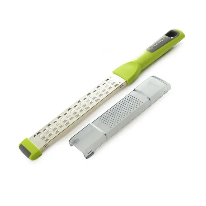 Norpro Dual-Sided Grater With Built-In Zester – Fine & Coarse Shredding 1