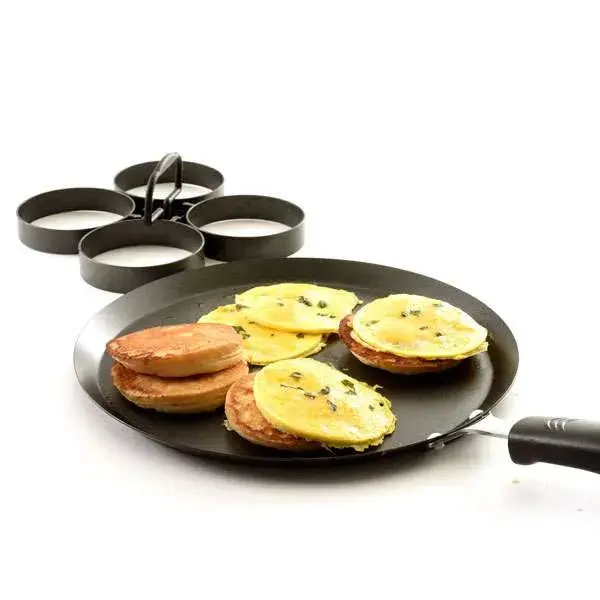 Norpro Nonstick Egg And Pancake Ring Set (4-Piece) 1