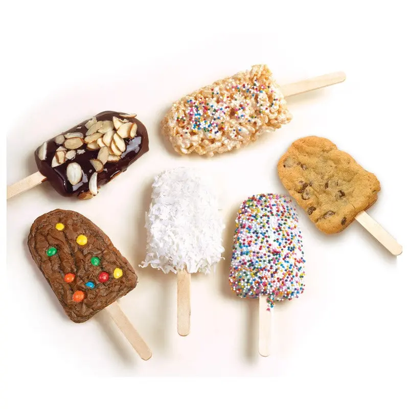 Norpro Pack Of 100 Food-Safe Wooden Treat Sticks 1