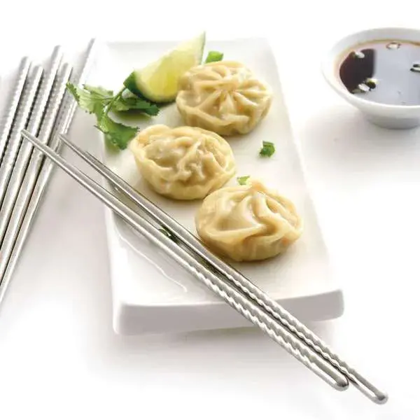 Norpro Premium Stainless Steel Chopstick Set 1