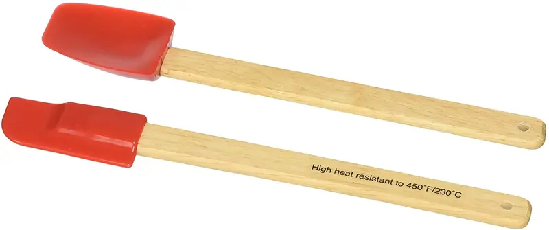 Norpro Red Mini Spatula Set – 2-Piece 1