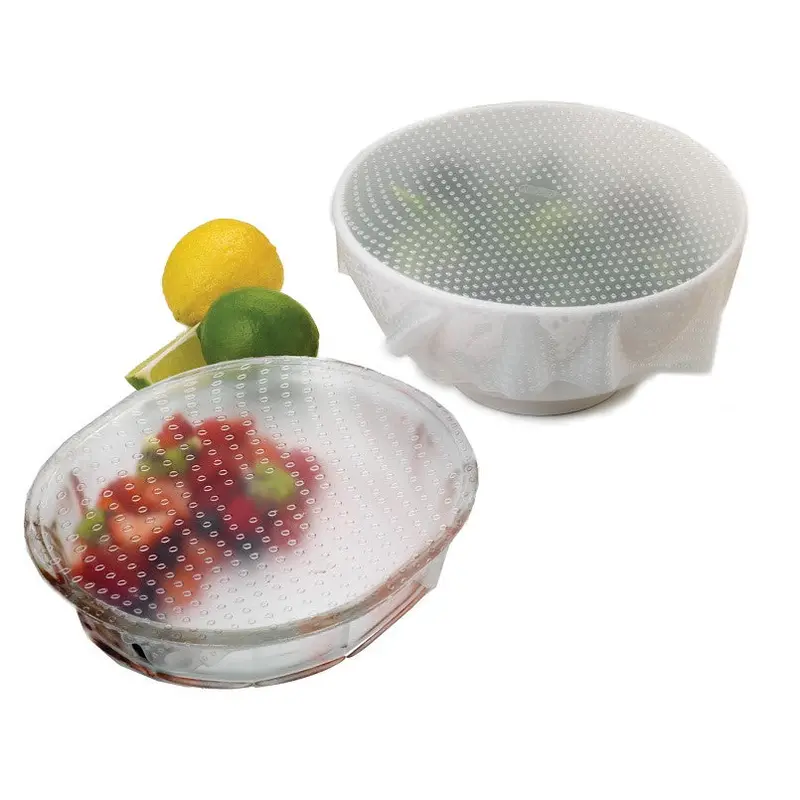 Norpro Sili-Stretch Reusable Bowl Covers – Set Of 2 1