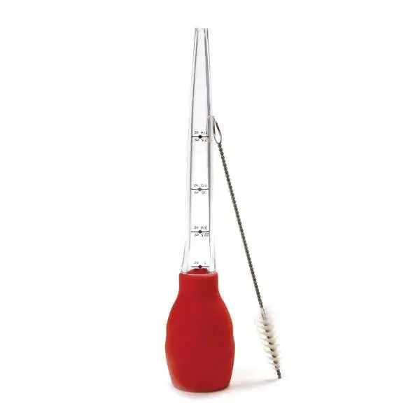 Norpro Silicone Upright Baster With Integrated Cleaning Brush 1