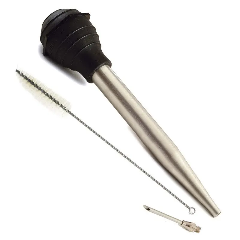 Norpro Stainless Steel Deluxe Baster Kit With Multiple Tips 1