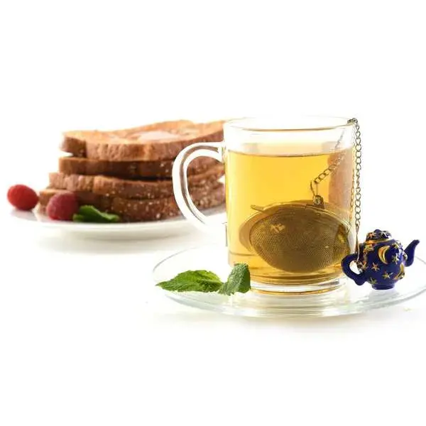 Norpro Stainless Steel Teaball Infuser With Decorative Teapot Charm 1