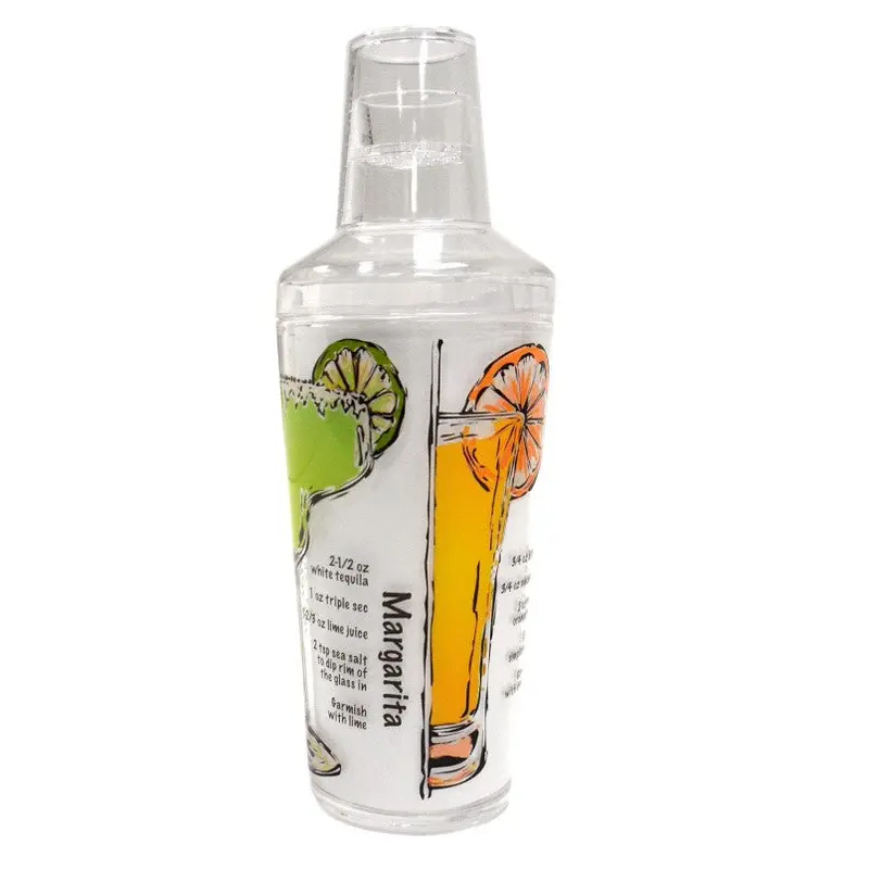 Norpro Sunrise Cocktail Shaker With Built-In Strainer 1