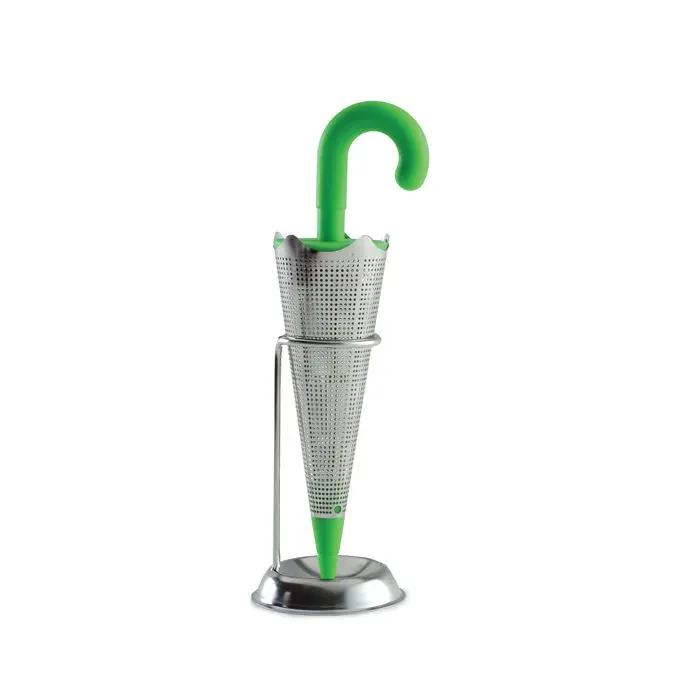 Norpro Umbrella-Style Tea Infuser With Drip-Proof Stand 1