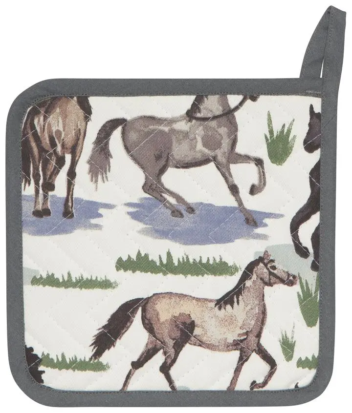Now Designs All The Pretty Horses Pot Holder 1