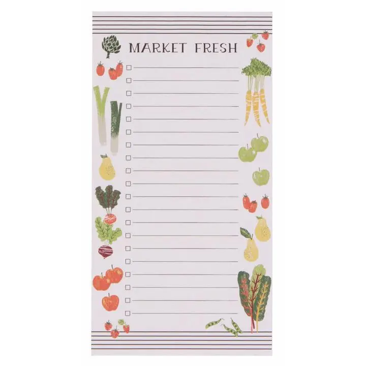 Now Designs Farmers Market List It Notepad 1