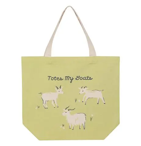 Now Designs Goats Graphic Canvas Tote 1