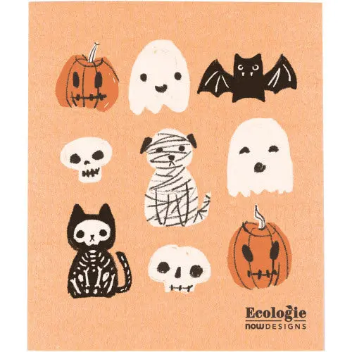 Now Designs Happy Howloween Swedish Dishcloth 1