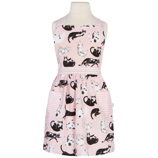 Now Designs Meow & Furever Cat-Themed Children’S Apron 1