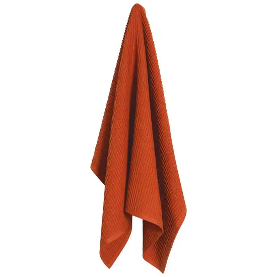 Now Designs Rust Ripple Absorbent Cotton Dish Towel 1