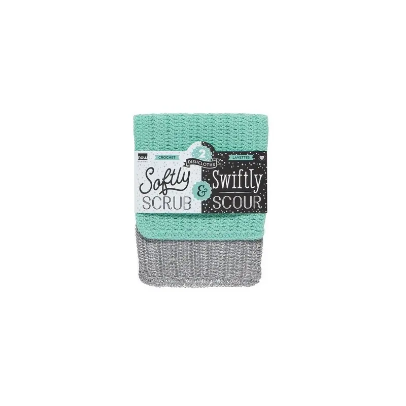 Now Designs Softly Scrub & Scour Duo – Dual-Texture Cleaning Set 1