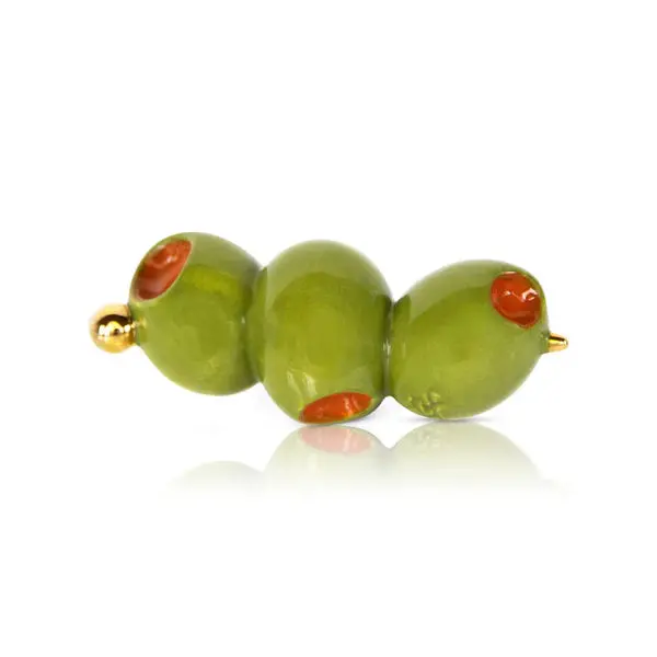 Olive-Themed Affectionate Ceramic Gift – 'Olive You So Much' – Nora Fleming 1