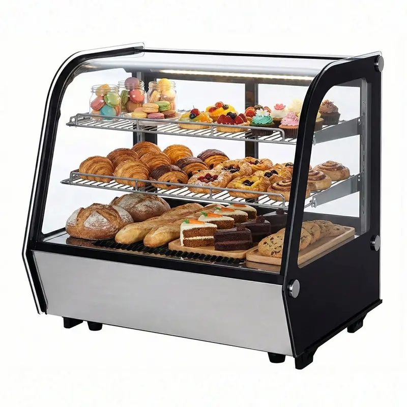Omcan 35-Inch Countertop Refrigerated Display – 160-Liter Capacity (44630) 1