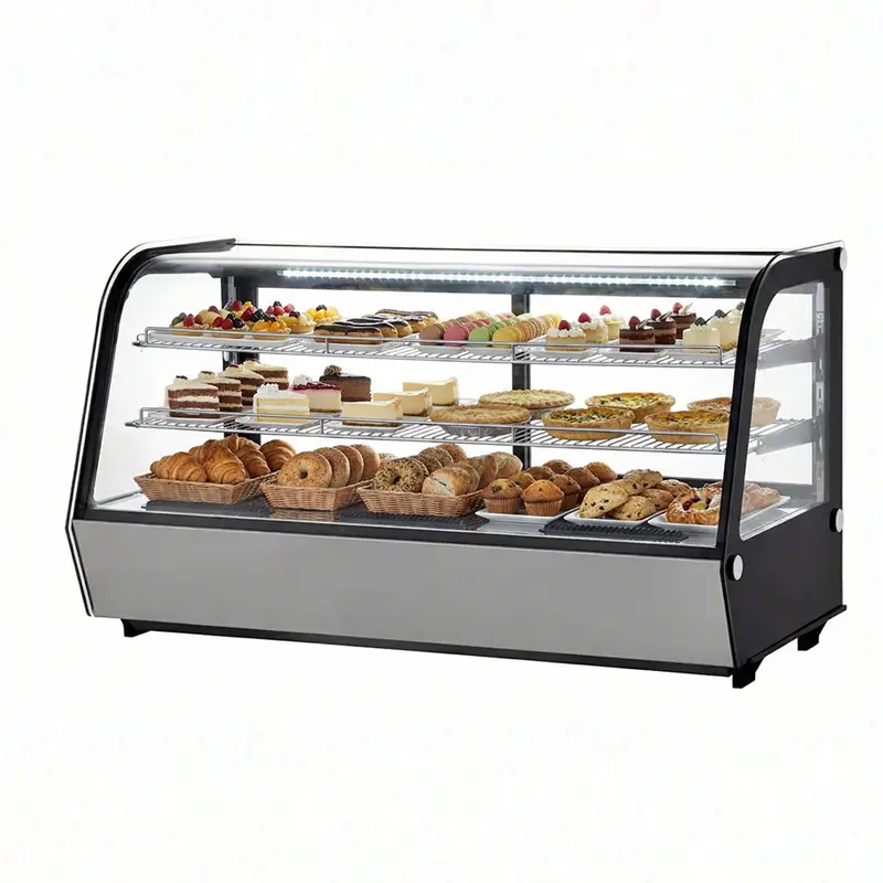 Omcan 48-Inch Countertop Refrigerated Display Case – 7.1 Cu. Ft. Capacity (44631) 1