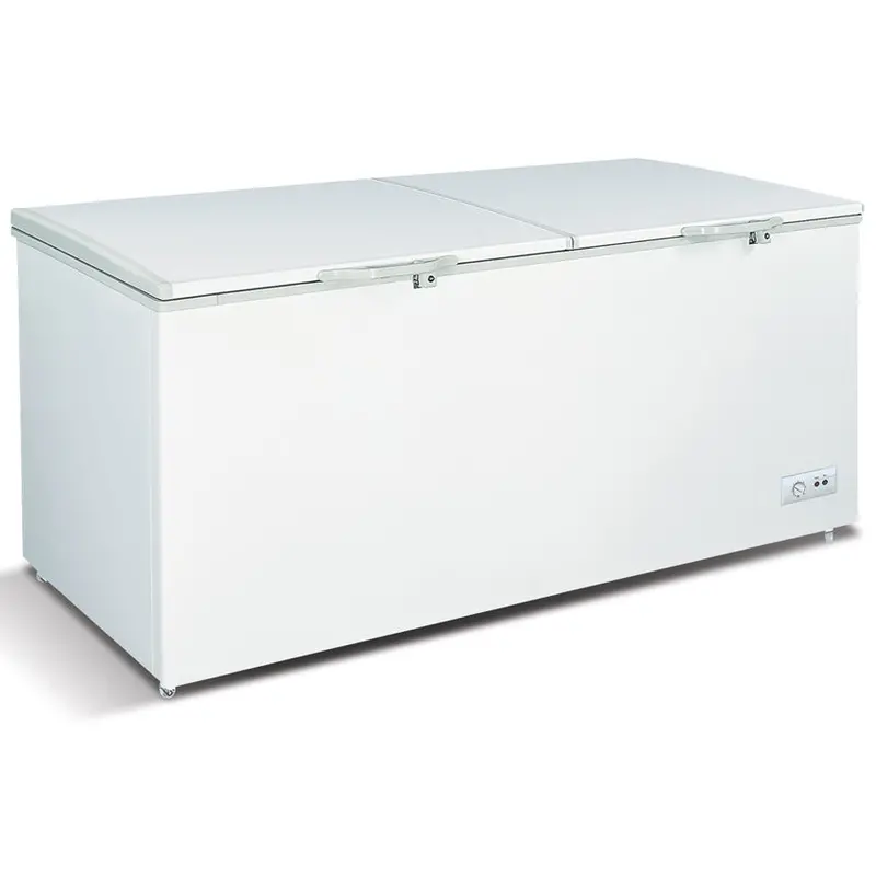 Omcan 76" Chest Freezer With Solid Flat Top – 46505 1