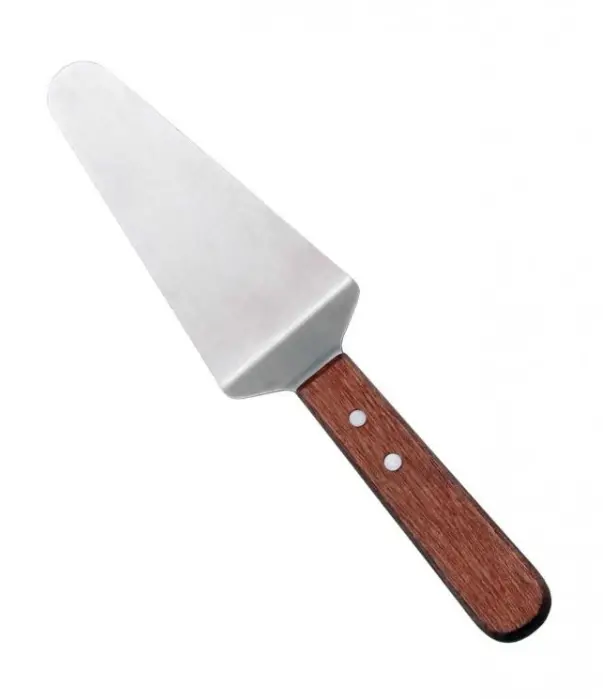 Omcan 80018 Wooden-Handle Pie Server 1