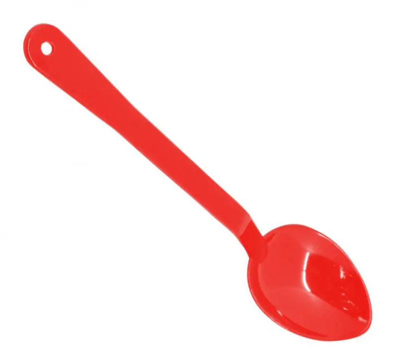 Omcan 80293 Red Polycarbonate Serving Spoon 1