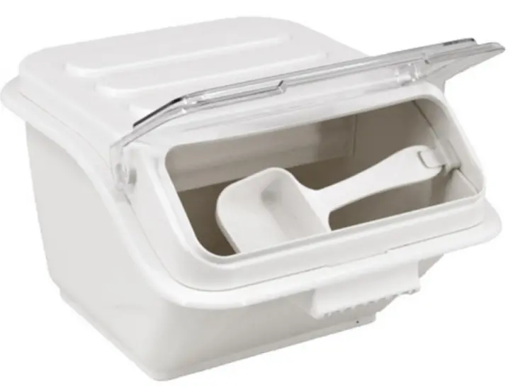 Omcan 80320 8-Liter Shelf-Mount Ingredient Bin With Integrated Scoop 1