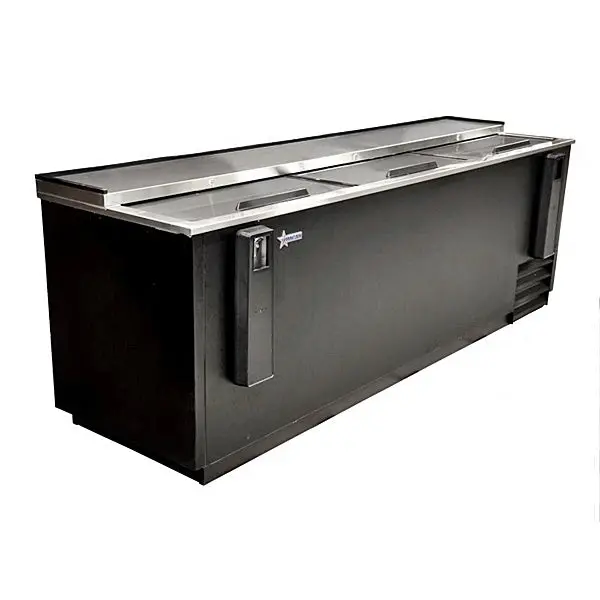 Omcan 95-Inch Reach-In Beer Bottle Cooler – 25.8 Cu. Ft., Model 50041 1