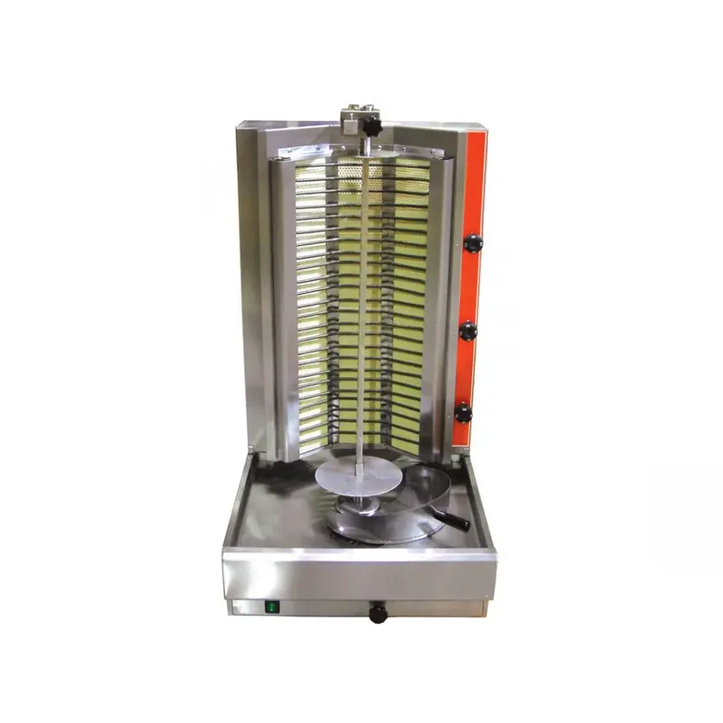 Omcan Electric Vertical Shawarma Grill / Doner Kebab Rotisserie – 66 Lb. Capacity, Model 20369 1
