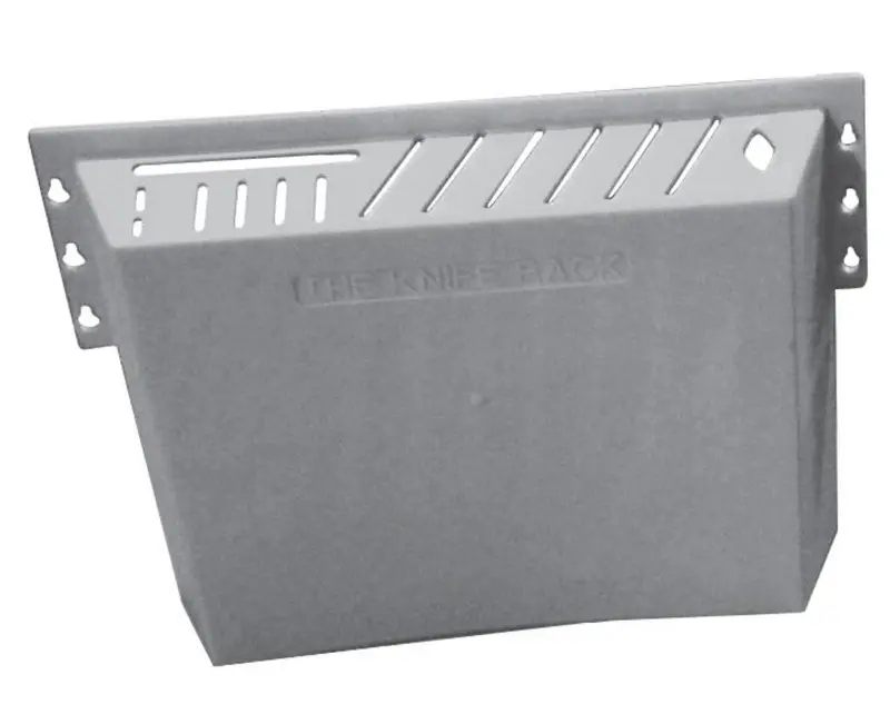 Omcan Gray Plastic Knife Rack – Wall-Mountable Organizer (Model 11545) 1