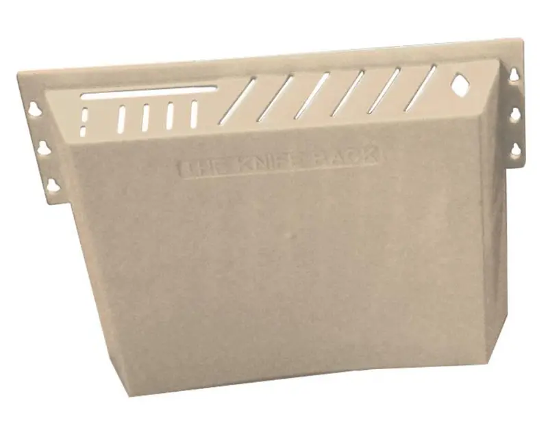 Omcan Tan Plastic Knife Rack – Compact Knife Organization (Model 11546) 1